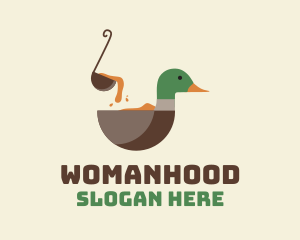 Stew - Duck Stew Soup logo design