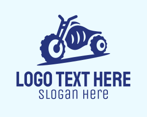 Blue - Blue Dirt Motorbike logo design