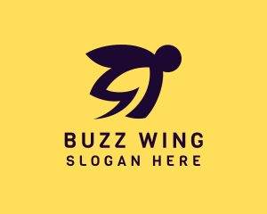 Wasp Bee Insect logo design