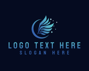 Religion - Holy Wings Heaven logo design