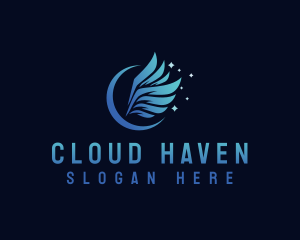 Heaven - Holy Wings Heaven logo design