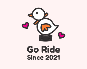  Duck Kiddie Ride logo design