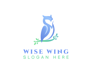 Owl - Avian Owl Bird logo design