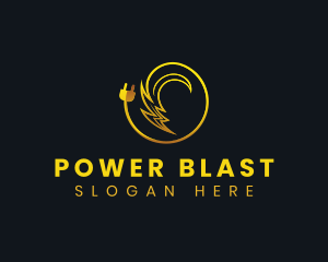 Electric Power Plug logo design