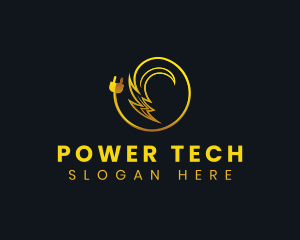 Electric Power Plug logo design