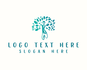 Eco Human Tree Logo