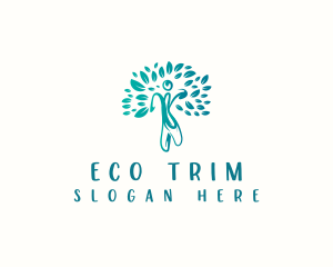 Eco Human Tree logo design