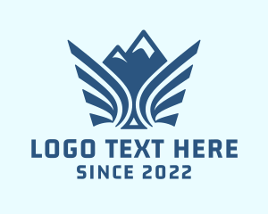 Trip - Outdoor Mountain Wings logo design