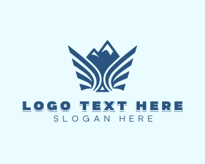 Outdoors - Outdoor Mountain Wings logo design