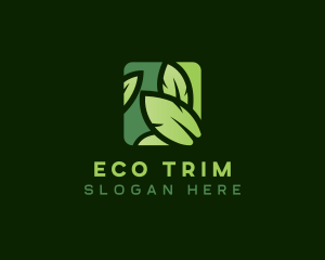 Environmental Eco Leaf logo design