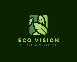 Environmental Eco Leaf logo design