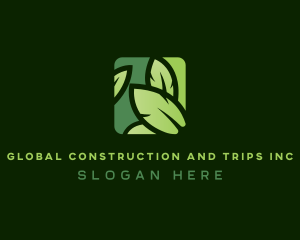 Organic - Environmental Eco Leaf logo design