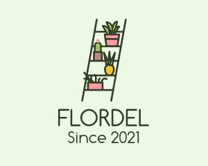 Plant Ladder Garden logo design