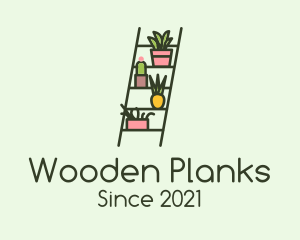 Plant Ladder Garden logo design