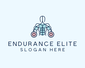 Fitness Gym Bodybuilder logo design