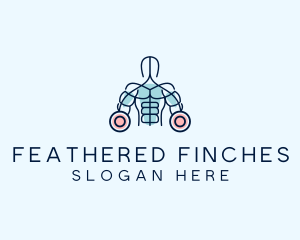 Fitness Gym Bodybuilder logo design