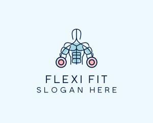 Fitness Gym Bodybuilder logo design