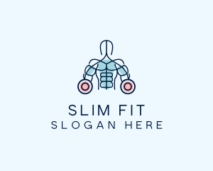 Fitness Gym Bodybuilder logo design