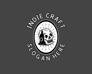 Indie - Liquor Skull Drink logo design