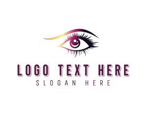 Beauty - Eyelash Mascara Cosmetics logo design