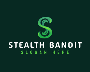 Plant Leaf Letter S logo design