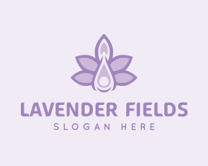 Lavender - Lavender Oil Liquid logo design