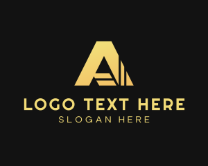Letter A - Generic Brand Company logo design