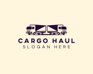 Truck Freight Vehicle logo design