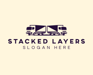 Truck Freight Vehicle logo design