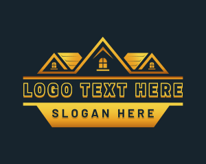 Maintenance - Roofing Property Contractor logo design