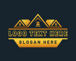 Property Developer - Roofing Property Contractor logo design