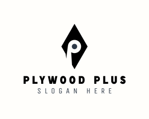 Diamond Studio Letter P logo design