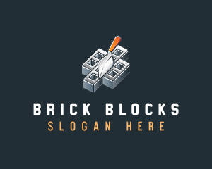 Blocks - Trowel Concrete Blocks logo design