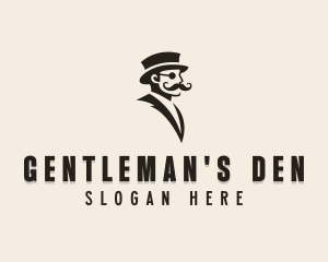 Fashion Tailoring Gentleman logo design