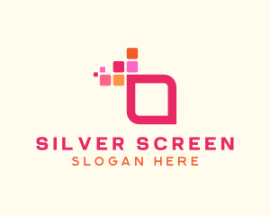 Digital Abstract Square Logo