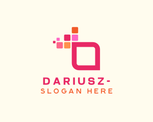 Digital Abstract Square Logo