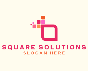Square - Digital Abstract Square logo design