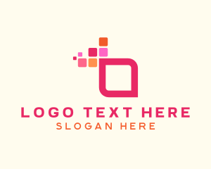 Digital Abstract Square Logo