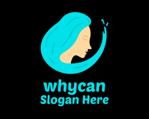 Ocean Wave Woman Logo