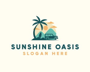 Summer - Summer Sunset Resort logo design