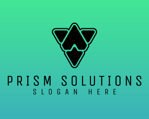 Prism - Digital Prism Shapes logo design