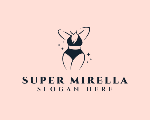 Bikini Lingerie Woman Logo