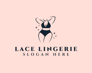 Bra - Bikini Lingerie Woman logo design