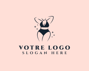 Erotic - Bikini Lingerie Woman logo design