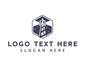 Tower Lighthouse Beacon logo design