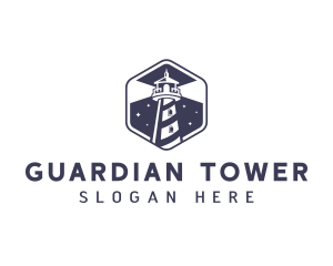 Tower Lighthouse Beacon logo design