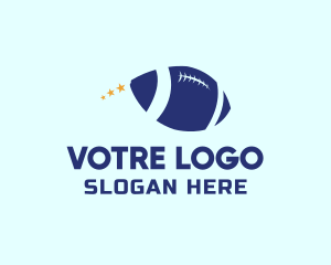 Blue - American Football Team logo design