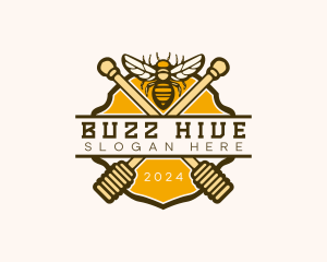 Bee Honey Farm  logo design