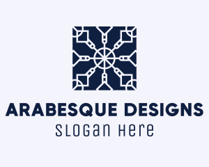 Square Textile Interior Design logo design