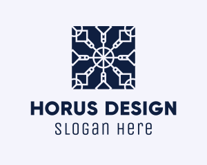 Square Textile Interior Design logo design